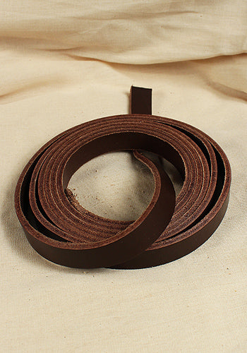 Belt Strap Full-Grain Leather 19 mm Dark Brown