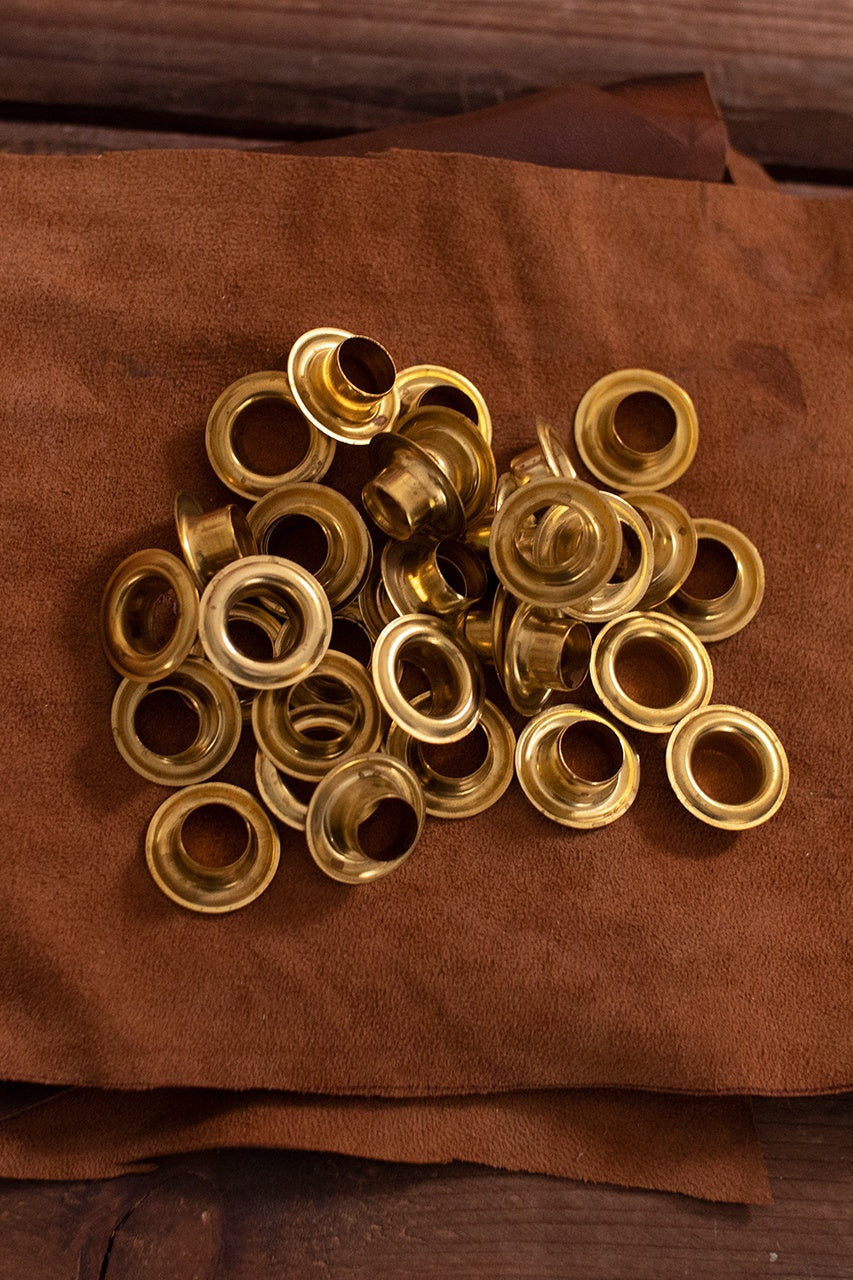 Eyelet Shaft D:12,0 mm; L:7,0 mm; U:20,0 mm Brass