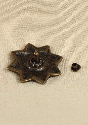 Rivet-Plate Sirius Antique Brass