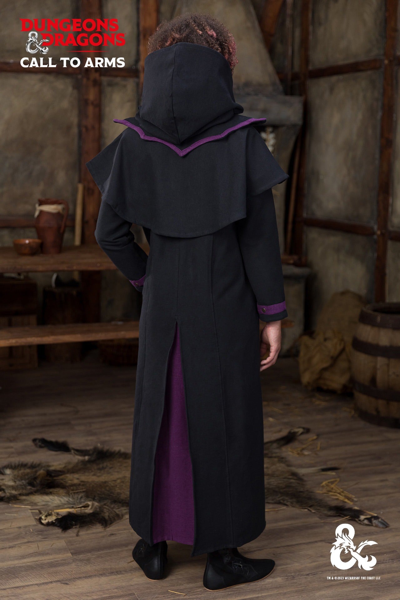 Dungeons & Dragons Warlock Garment Set Black/Purple