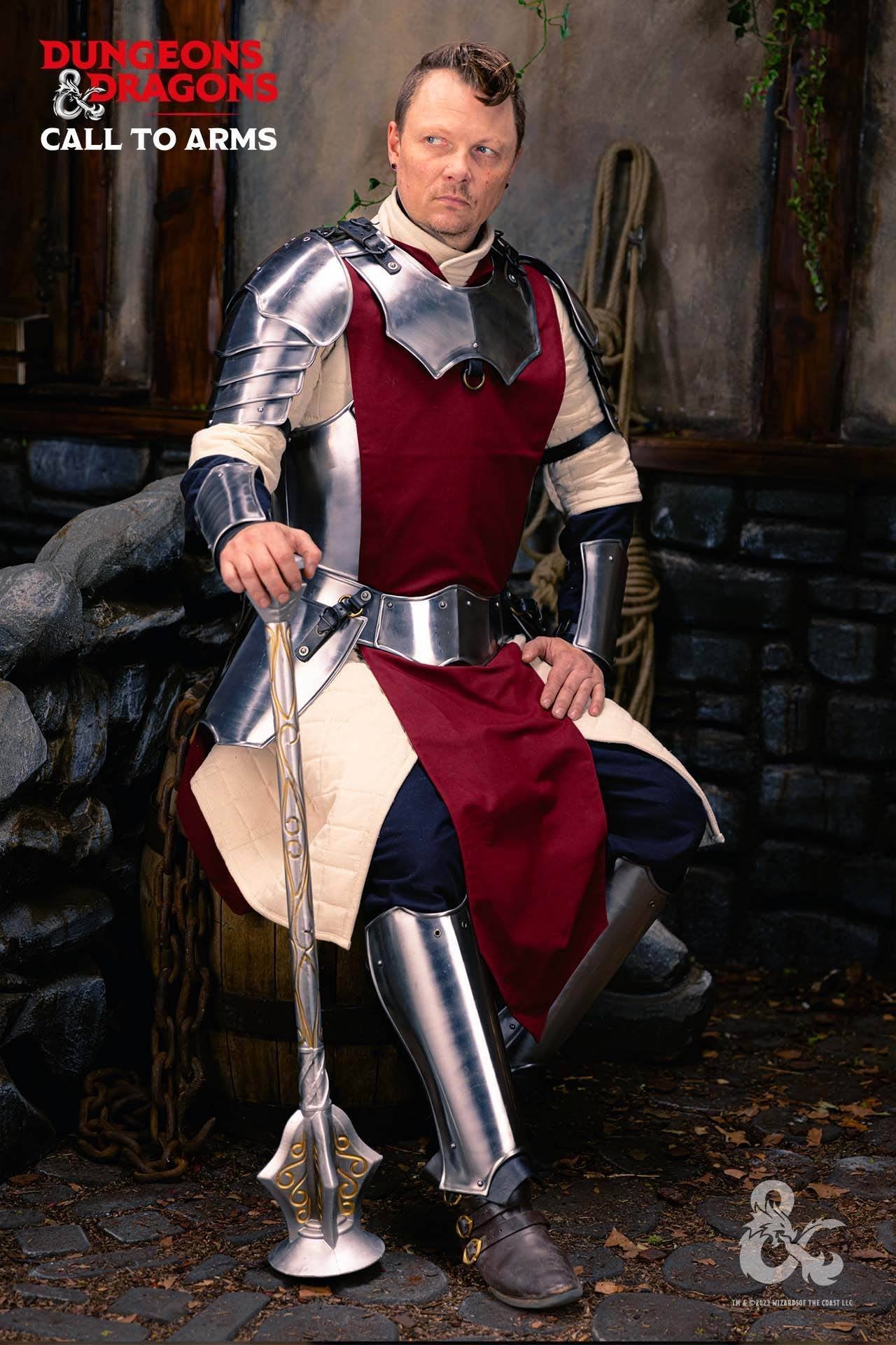 Dungeons & Dragons Steel Belt & Tassets polished