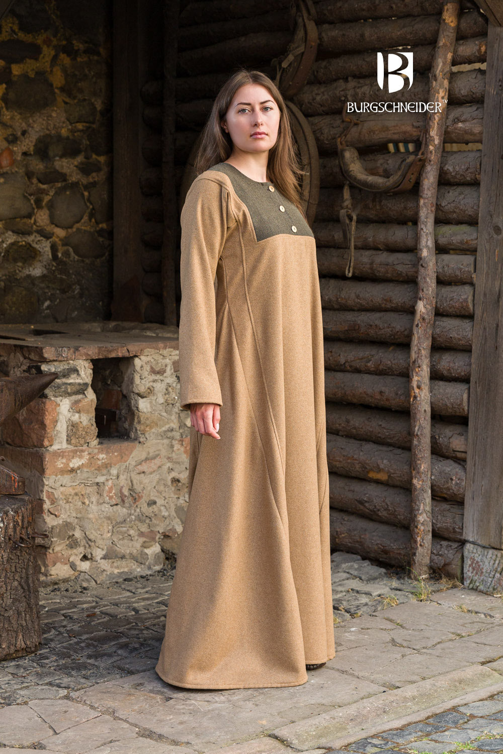 Rus Dress Jadwiga Camel