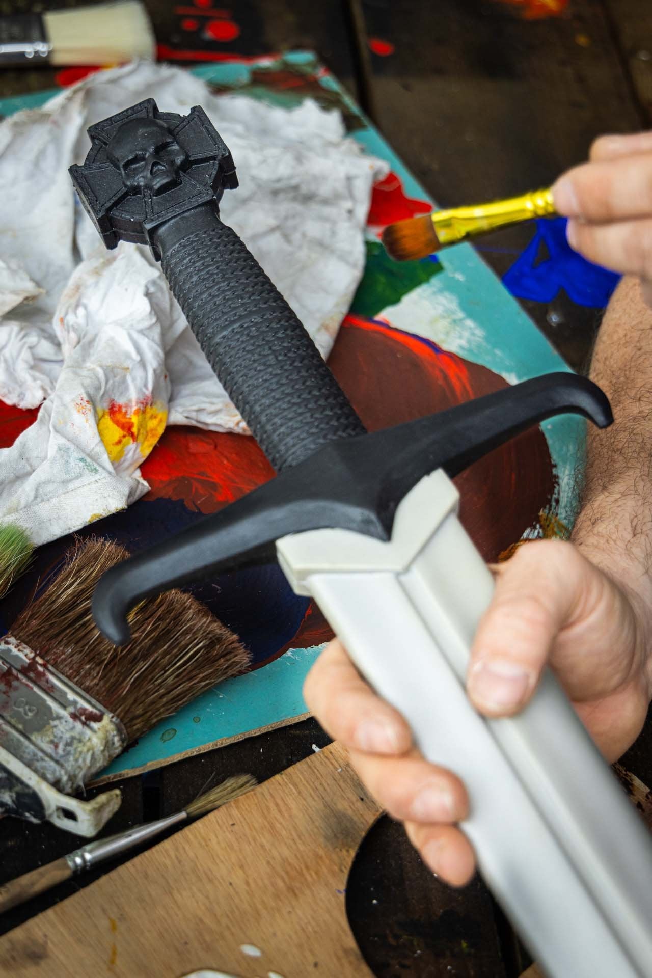 Warhammer Armoury Reikland Blade Foam Imperial Arming Sword Unpainted