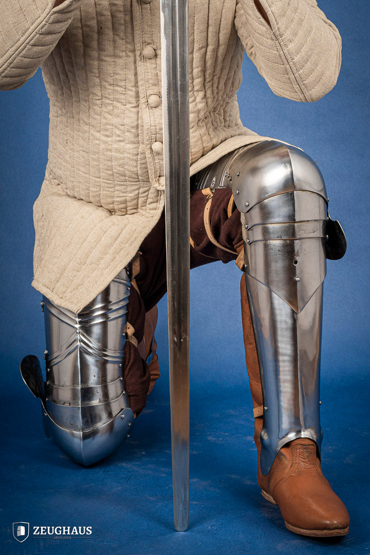 German Full Leg Armor 15th Cent. 1,2mm Polished