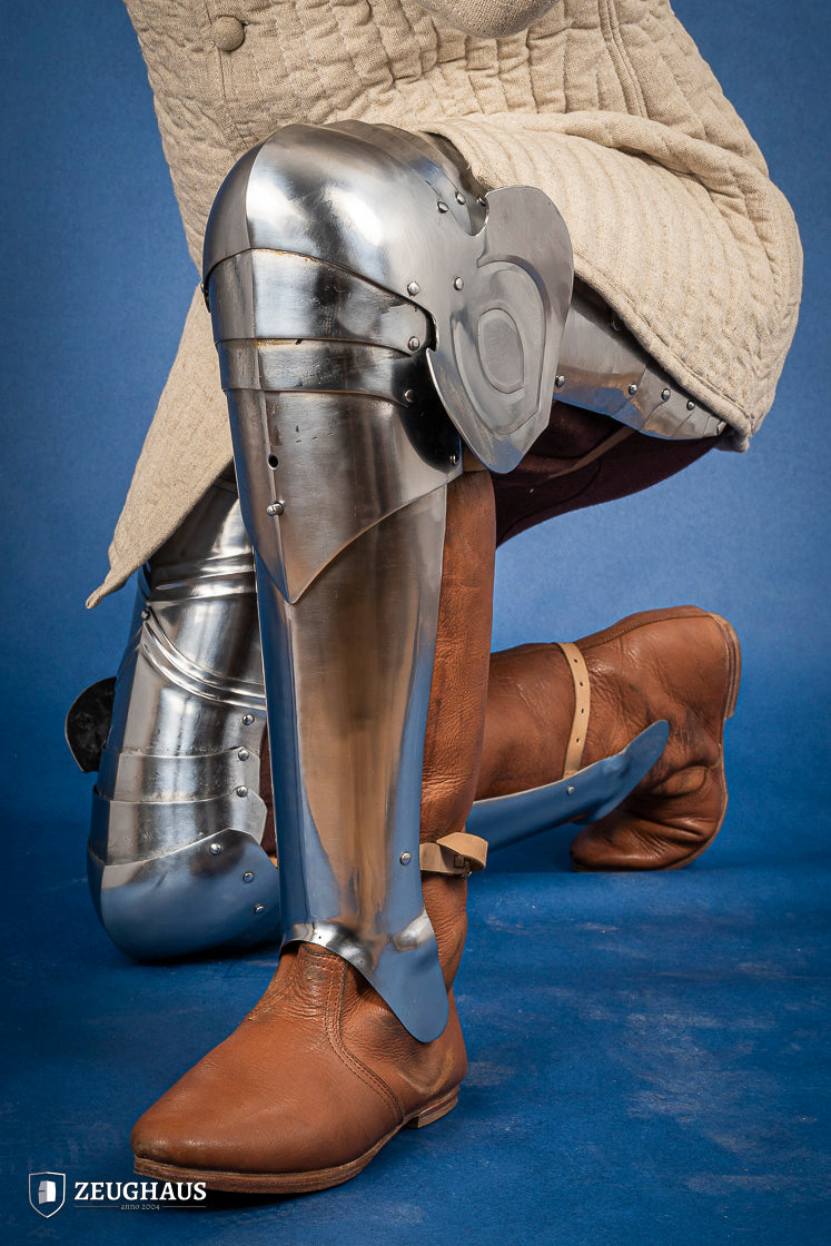 German Full Leg Armor 15th Cent. 1,2mm Polished