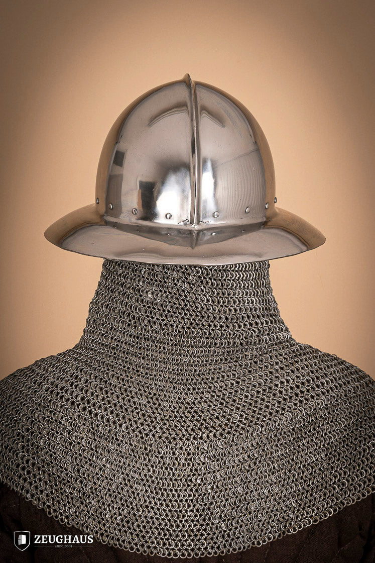 Kettle Hat Helmet 14-15th Cent. 2 mm Polished