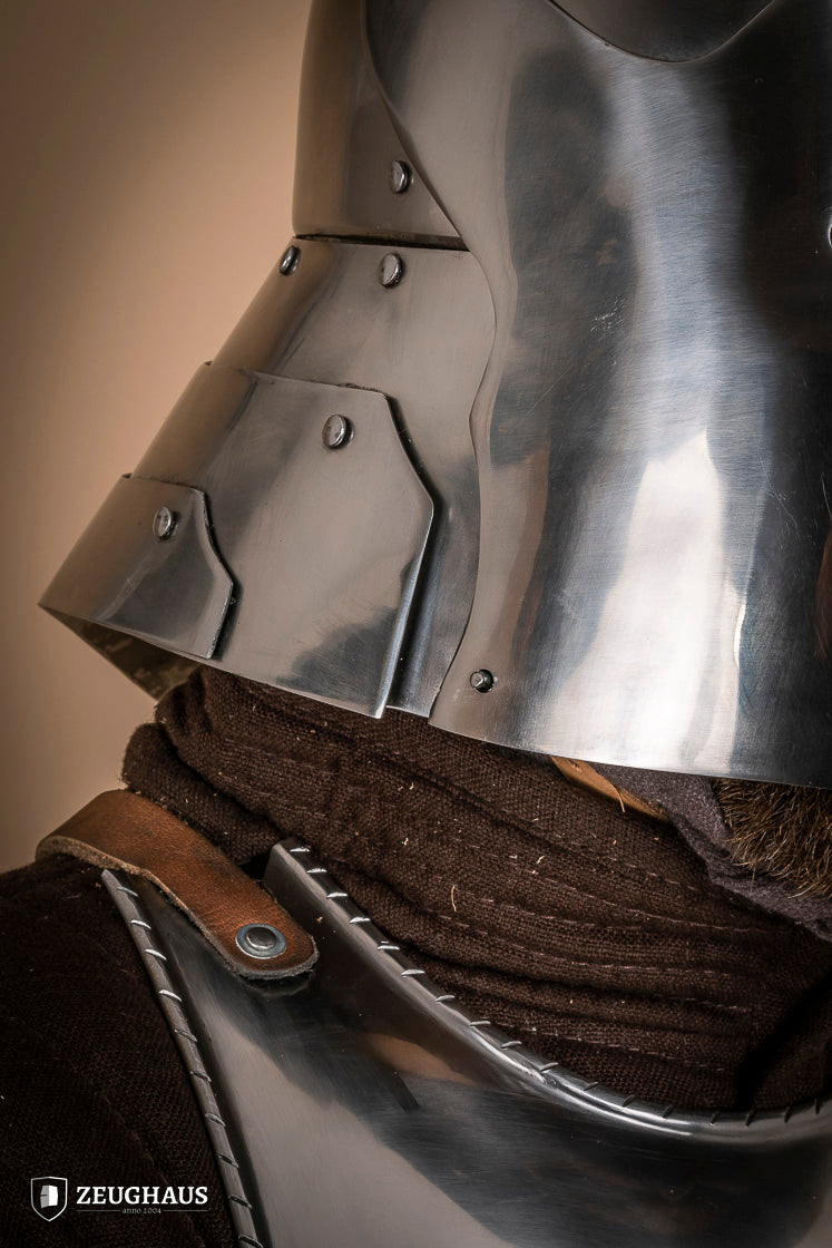 German Sallet Helmet 15th Cent. 1,6mm Polished