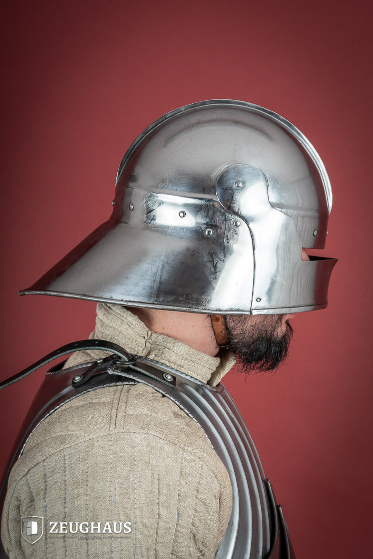 Infantry Sallet Helmet 1,6mm Polished