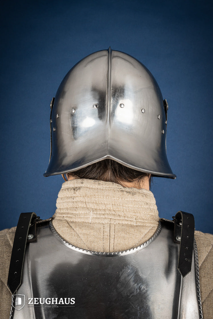 Burgundian Sallet Helmet 1,6mm Polished