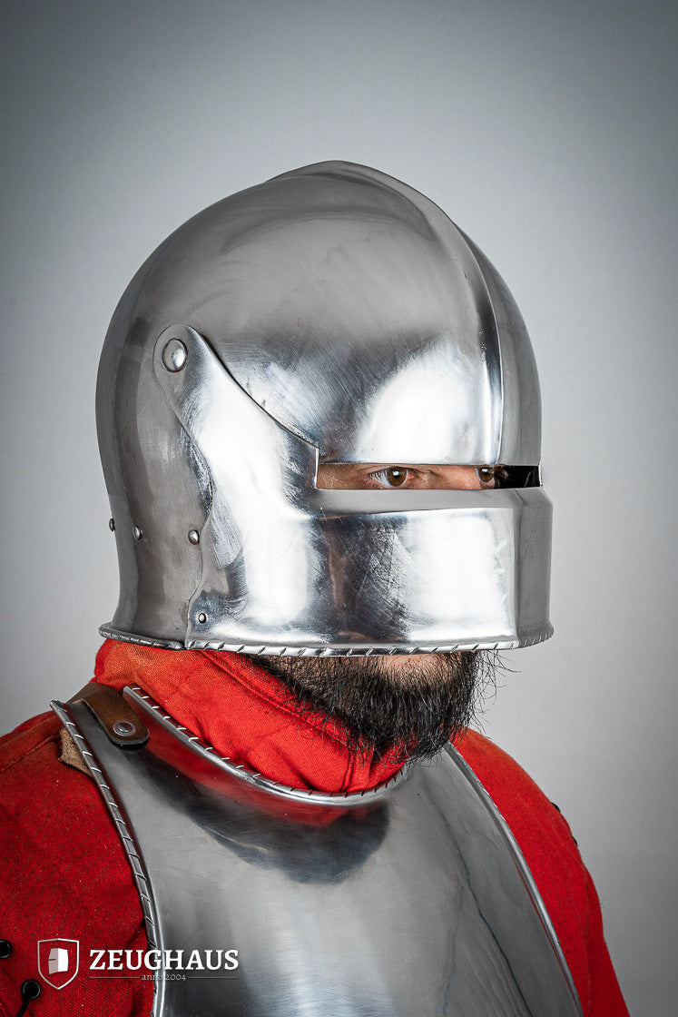 Swiss Sallet Helmet 1,6mm Polished