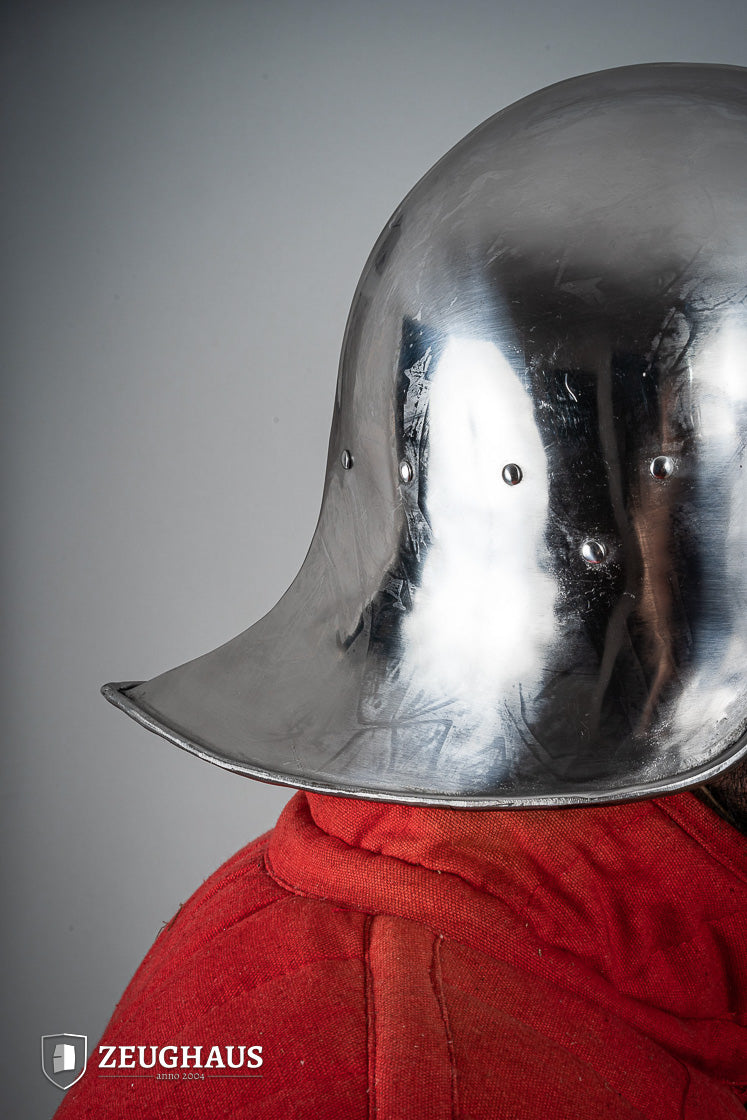 Open Sallet Helmet 1,6mm Polished