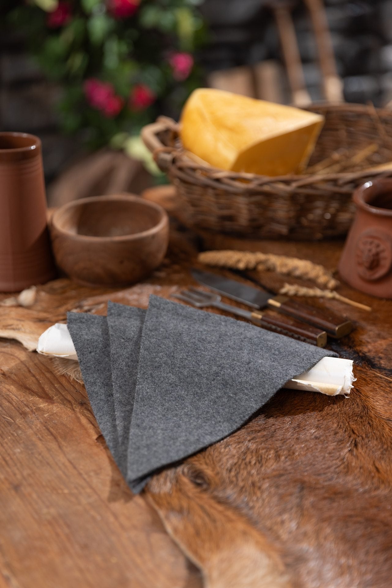 Bunting Flags Dark Grey