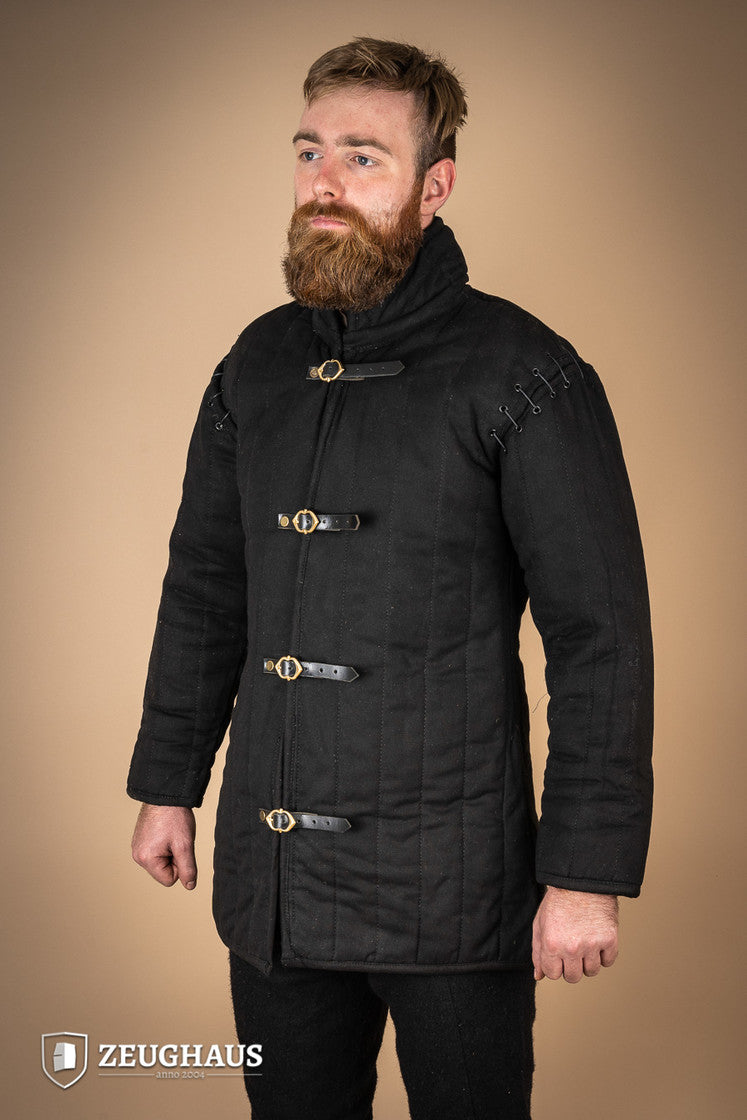 Gambeson With Removable Laced Arms Black