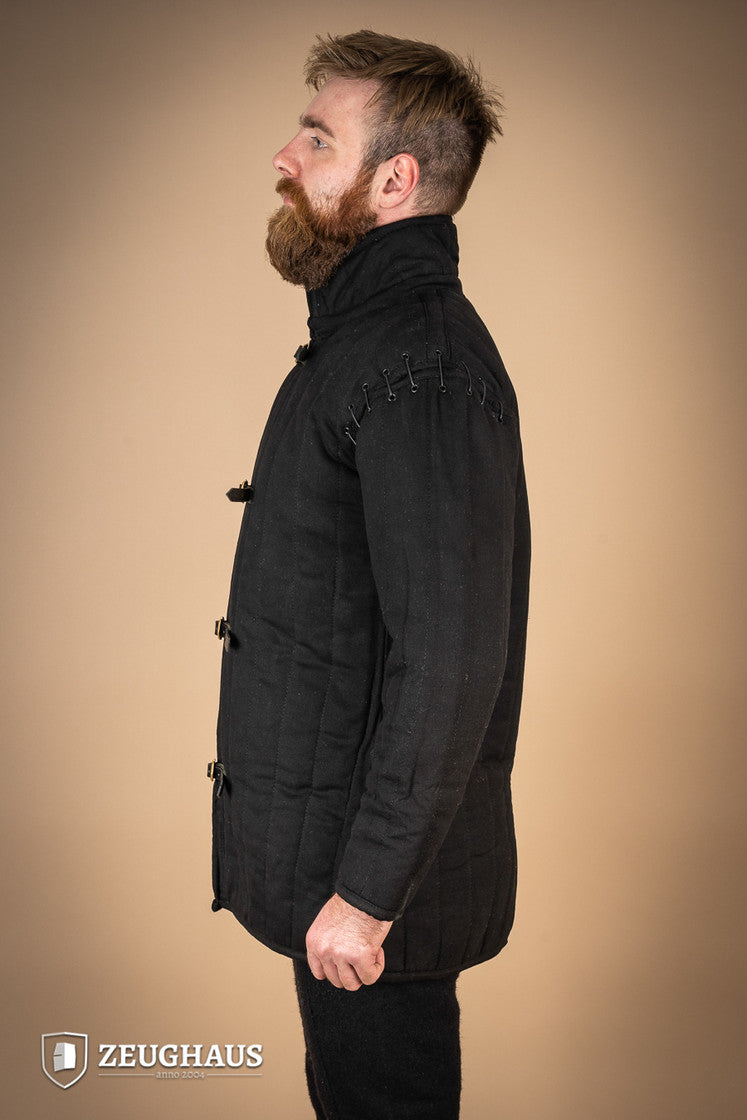 Gambeson With Removable Laced Arms Black