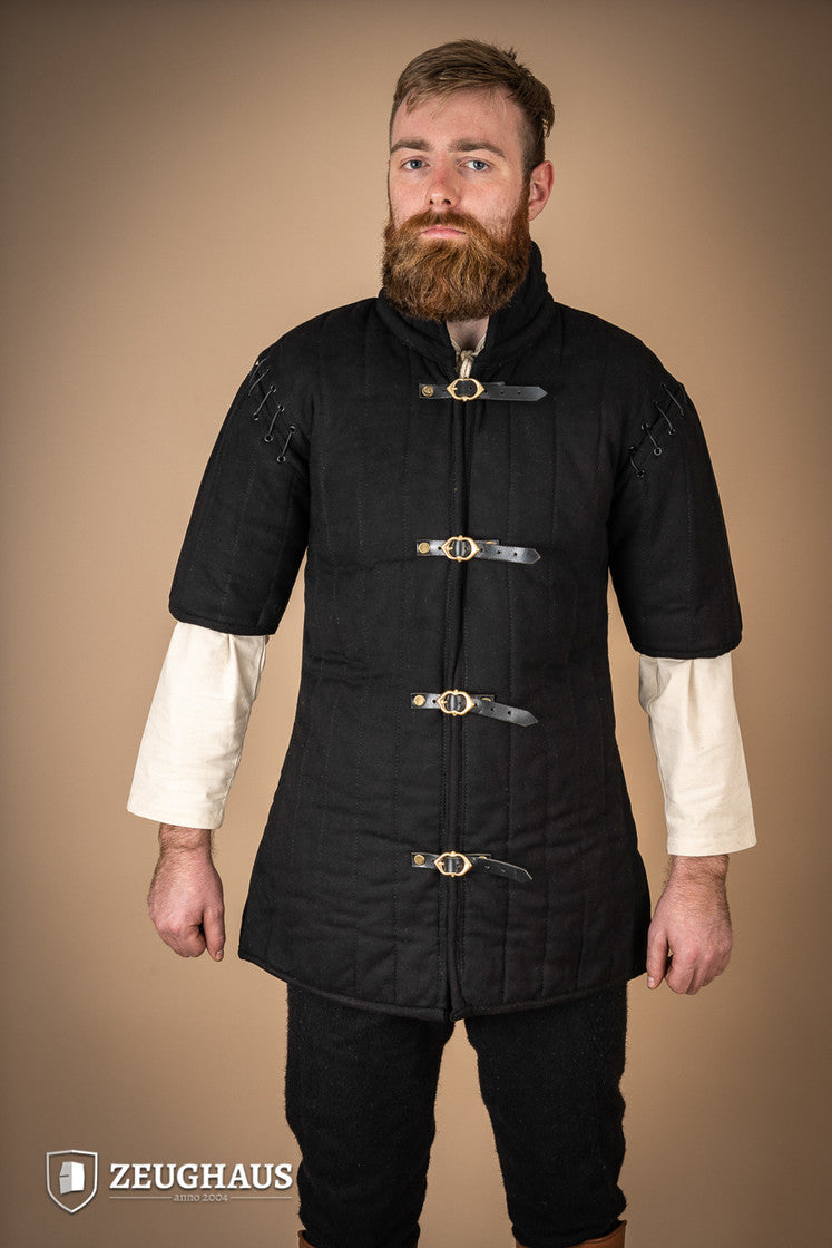 Gambeson With Removable Laced Arms Black