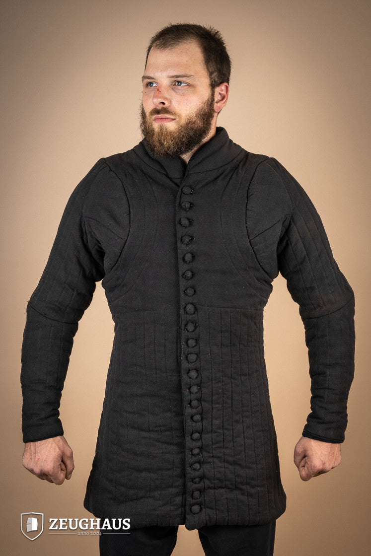 14th. cent. Gambeson Black B-Stock