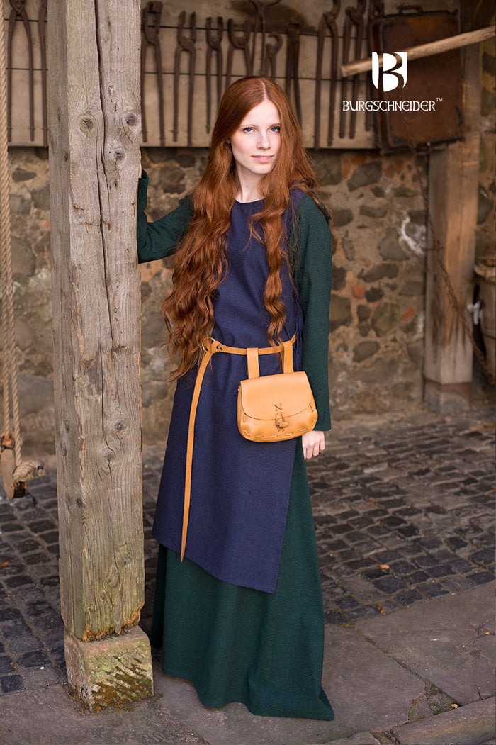 ladies viking dress Olive Green Viking Dress