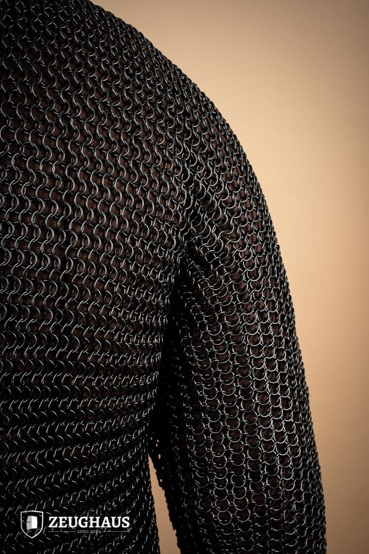 Roundring Chainmail Hauberk 10mm Burnished B-Stock