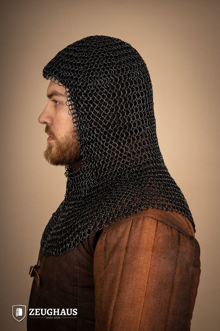 Chainmail Hood Roundring 10mm Burnished