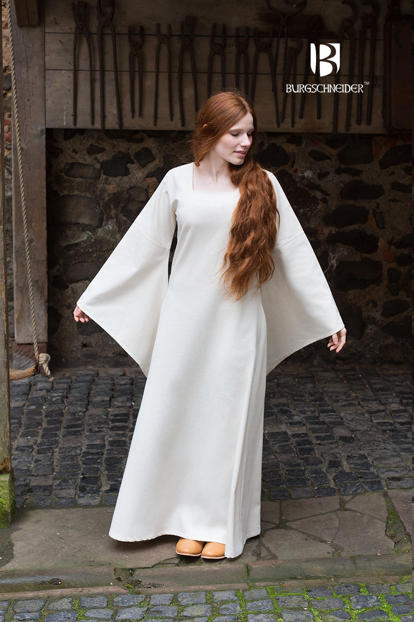 Trumpet Sleeve Under Dress Klara Natural