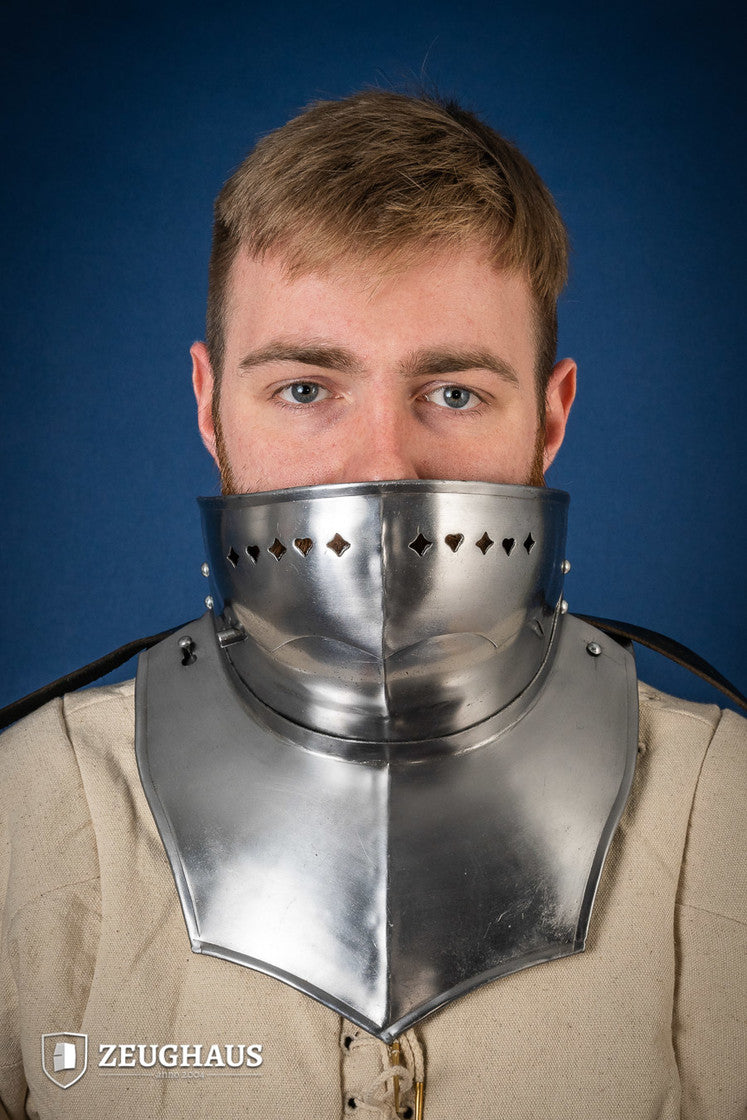 Gorget with Bevor 1,6 mm Polshed