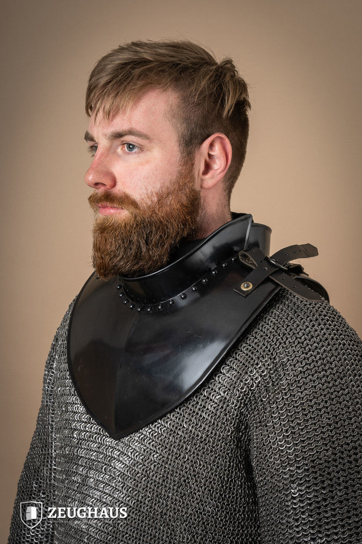 Gorget with Collar Burnished