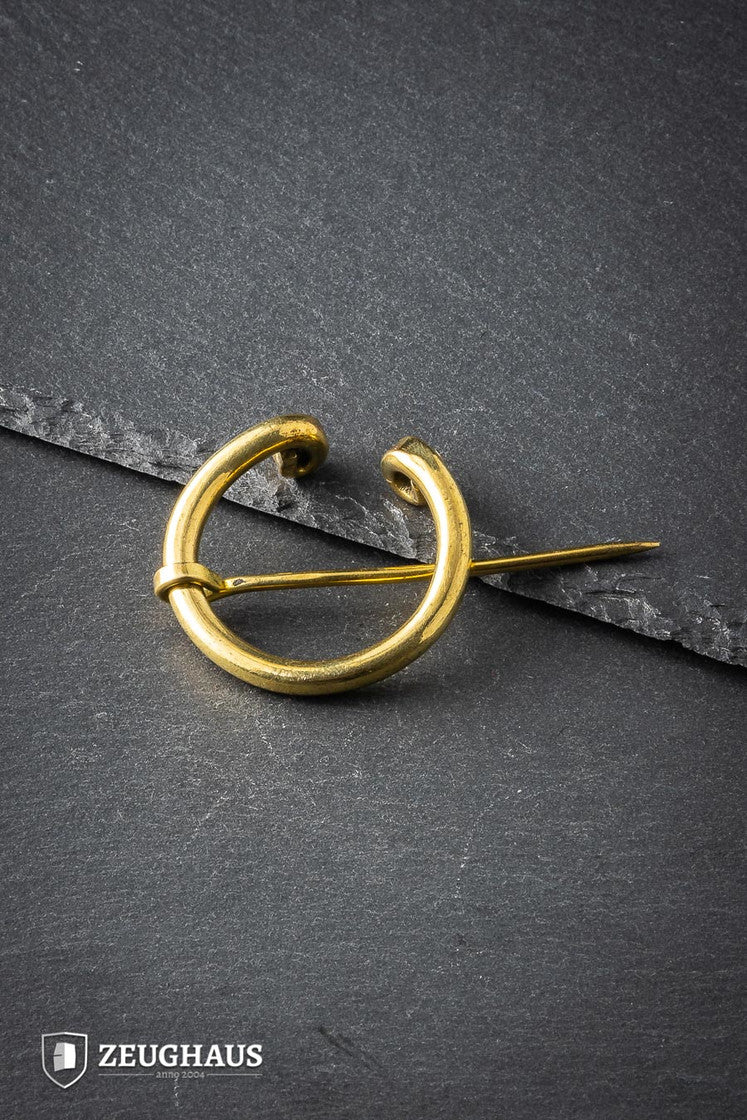 Medieval Fibula Diameter 4,5 cm Brass B-Stock