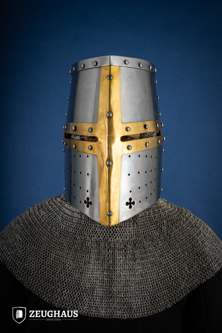 Great Helmet with Brass 1,6 mm Polished B-Stock