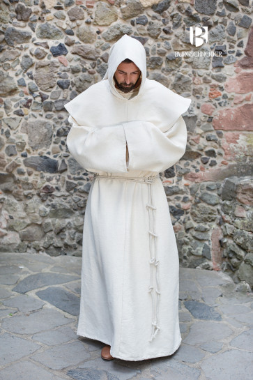 Natural White Monks Habit Benediktus by Burgschneider