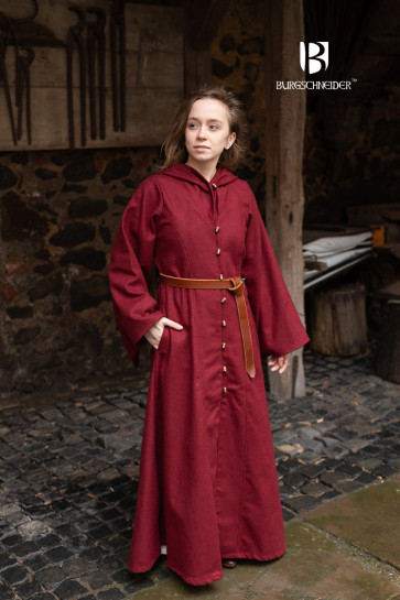 Coat Tuala - Wool Red