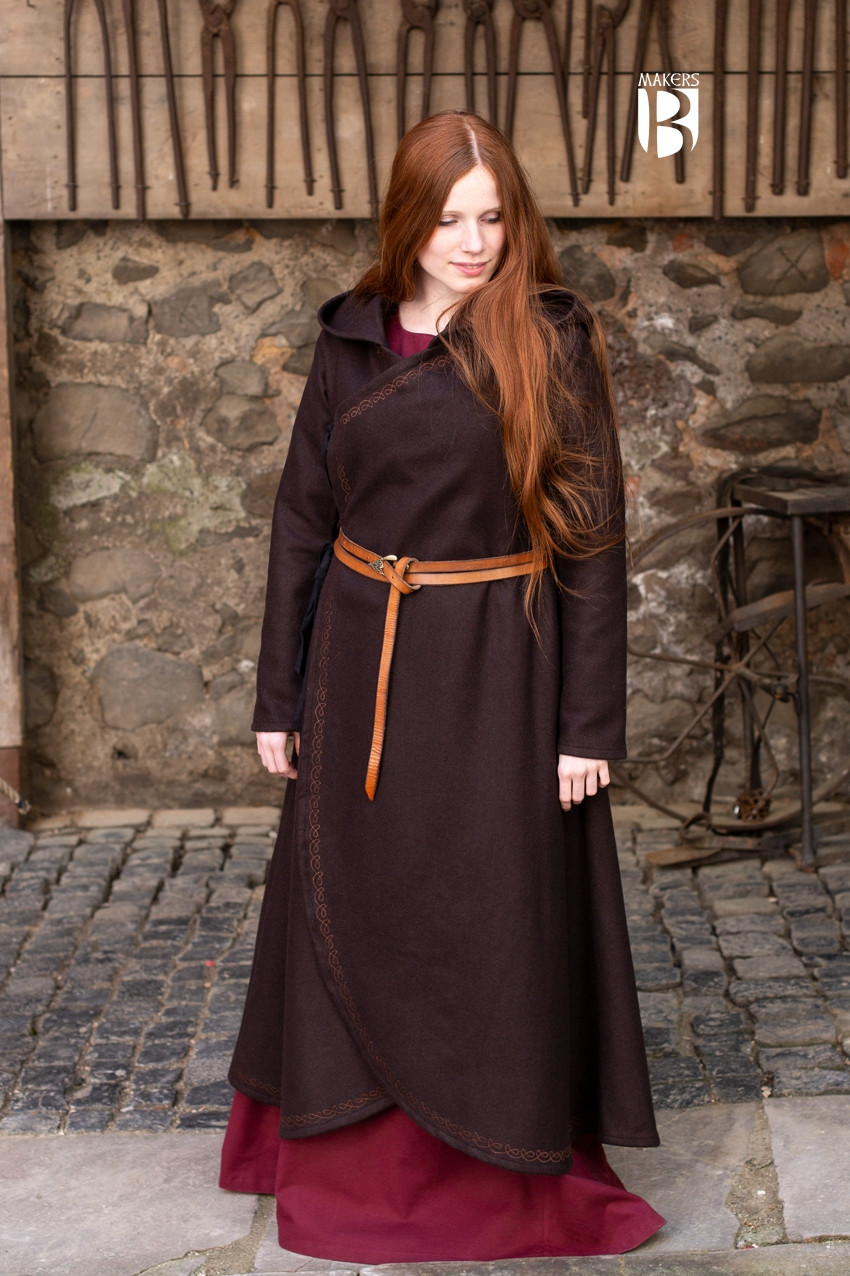 Coat Enya - Wool Brown