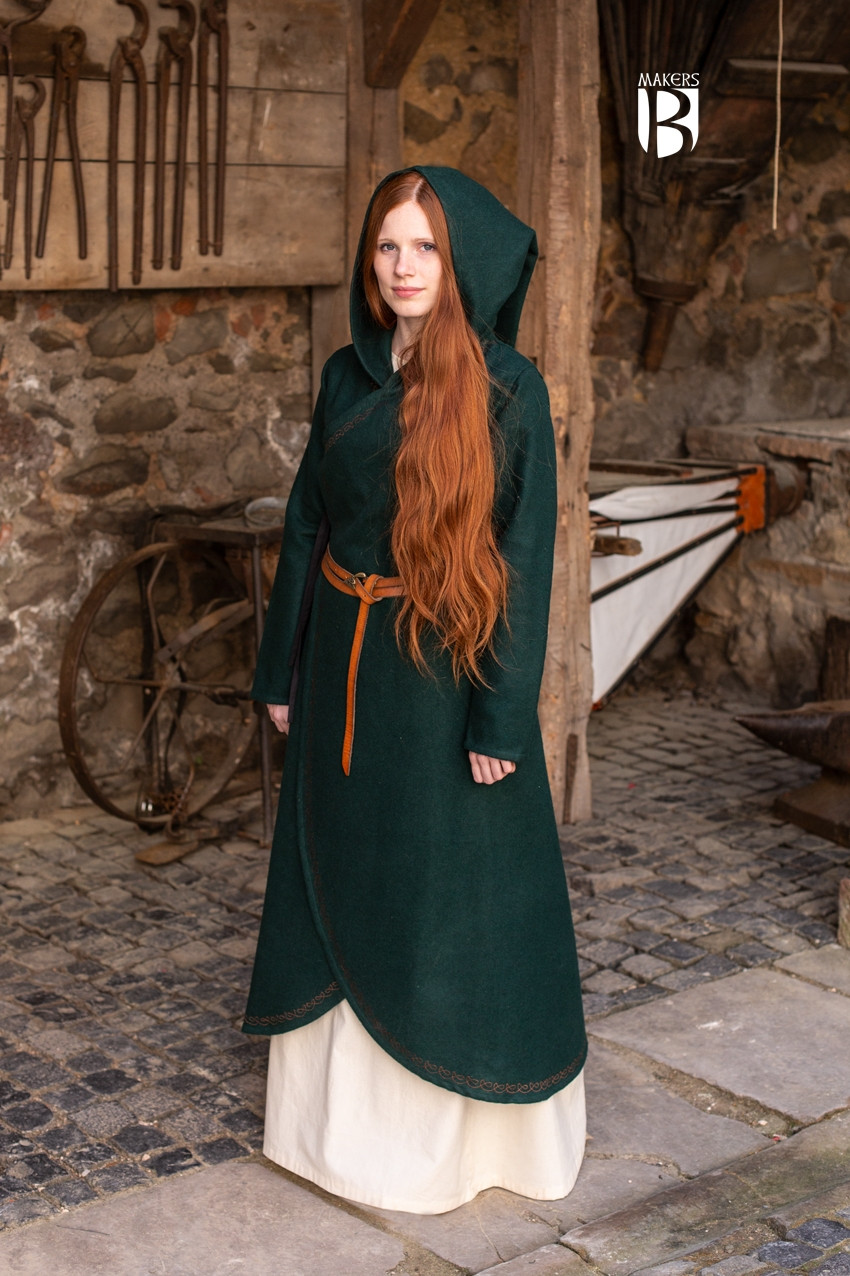 Muf zak petticoat Coat Enya - Wool Green