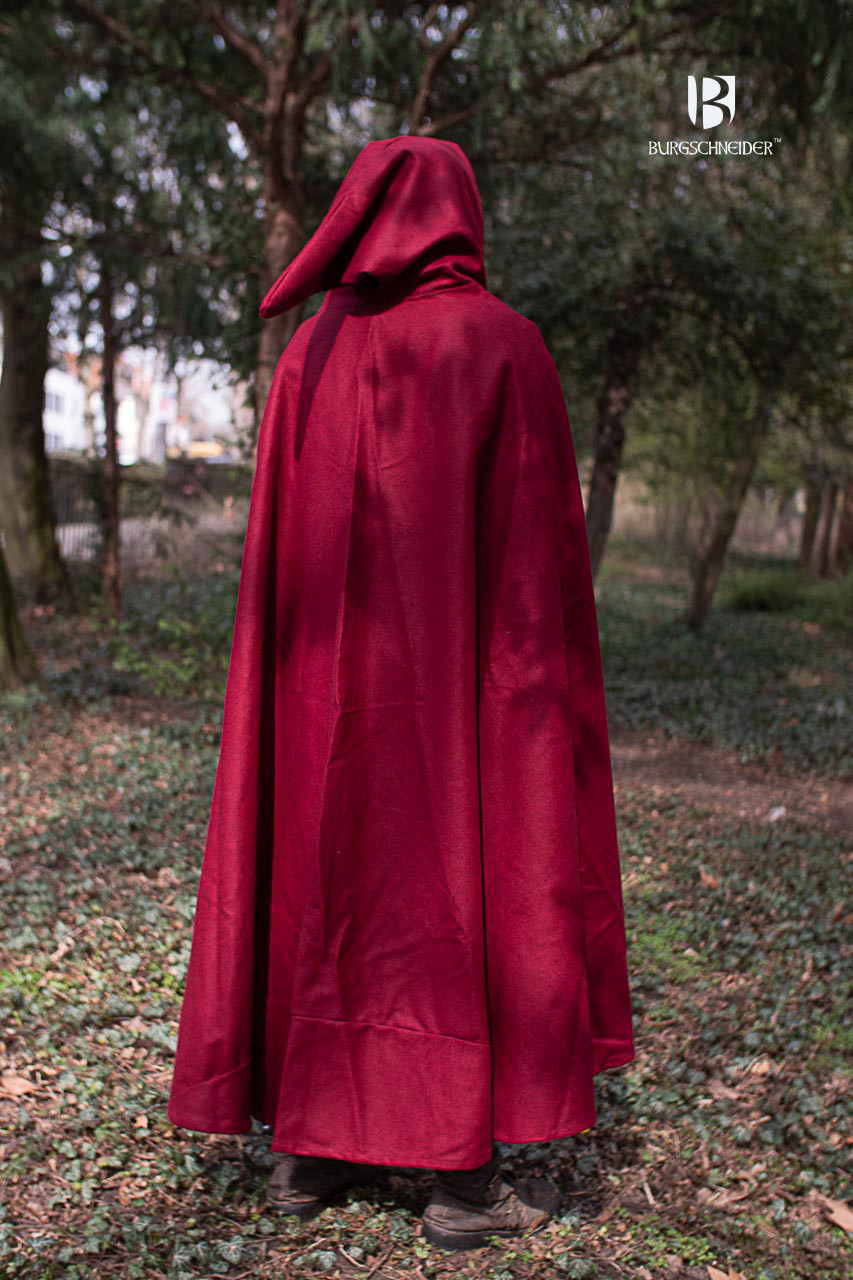 Hooded Cloak Hibernus - Red