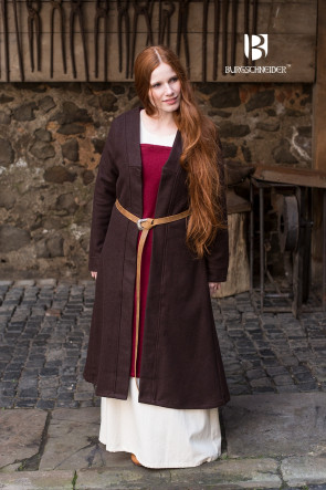 Birka Coat Aslaug - Wool Brown